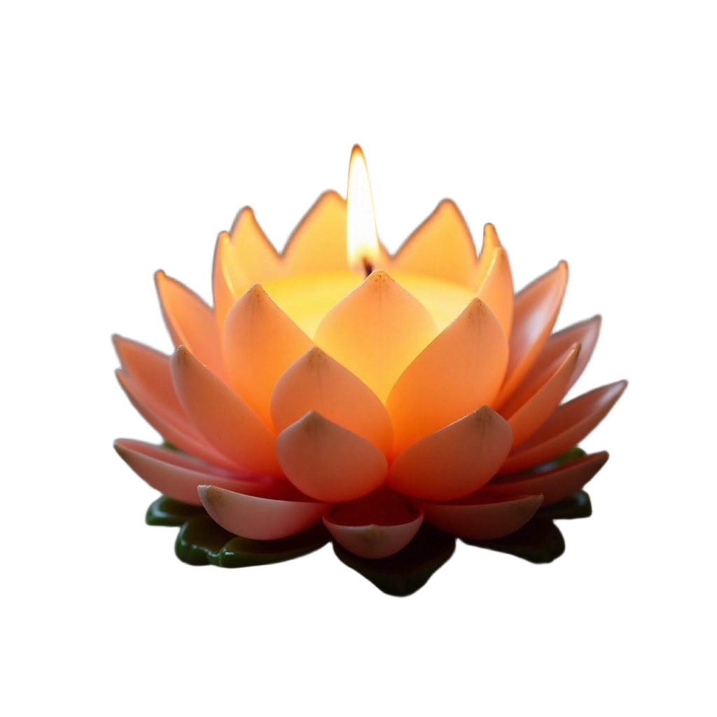 Lotus Candle